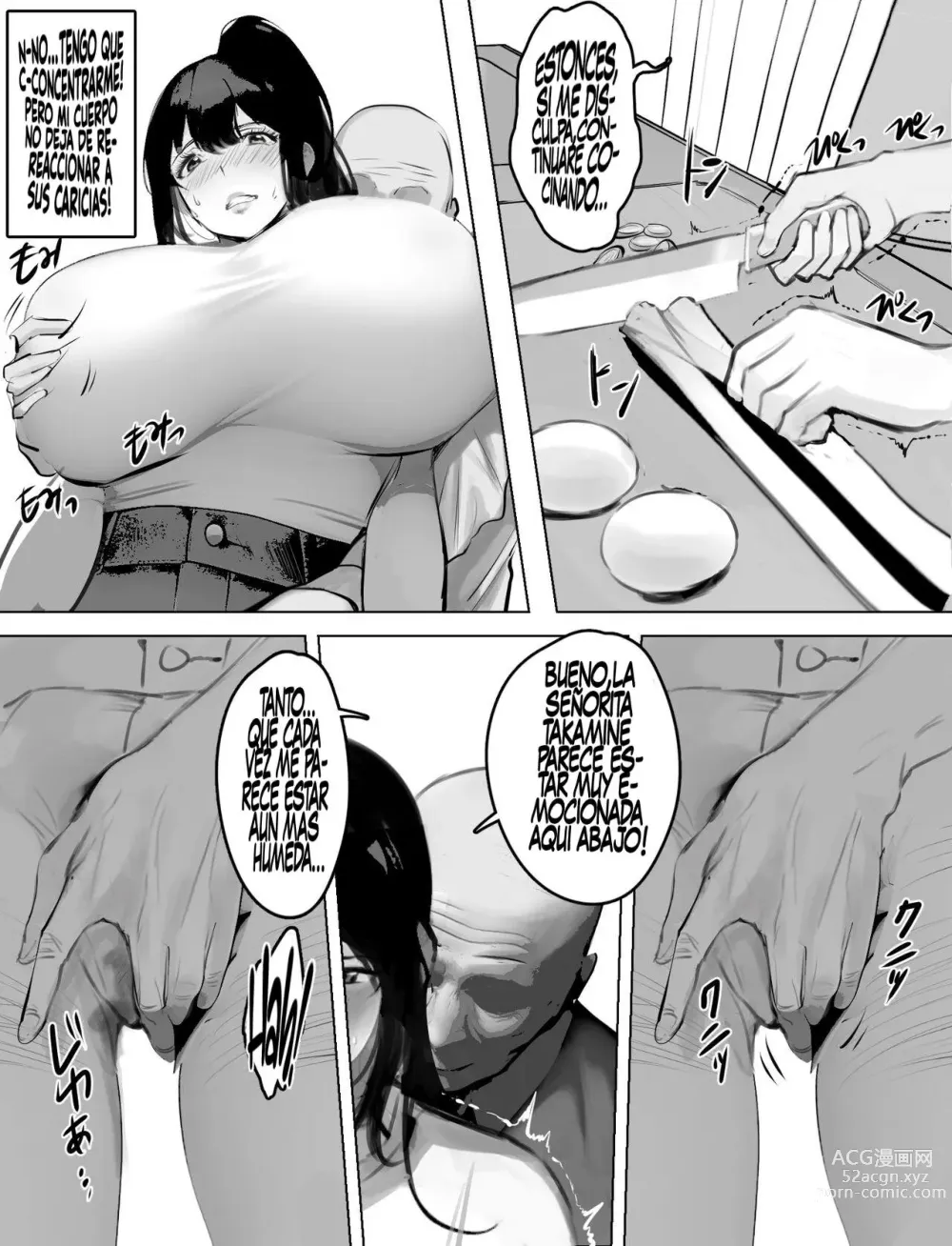 Page 7 of doujinshi Bakunyuu Home Helper no Ecchi na Houmon Kaigo - Enormes Pechos Compensan la Visita Traviesa de una Asistente