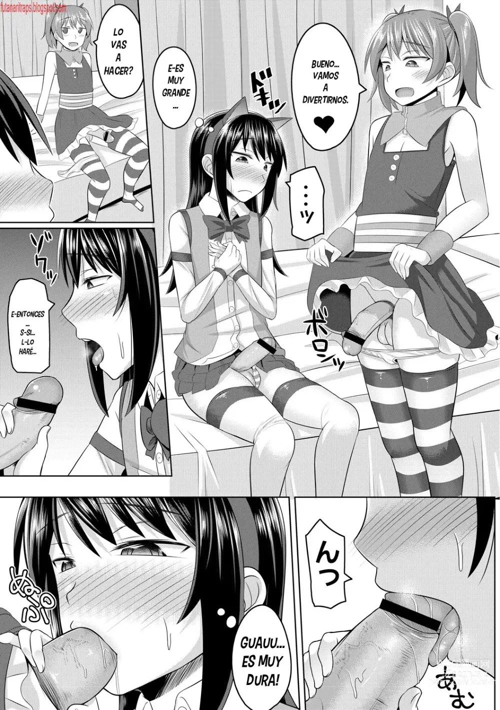 Page 7 of manga Cosplay Otokonoko-tachi ~ Ushiro no Ana ni Iretai Kankei Ch. 1 Mio-chan no Josou Cos H Haishin Beya