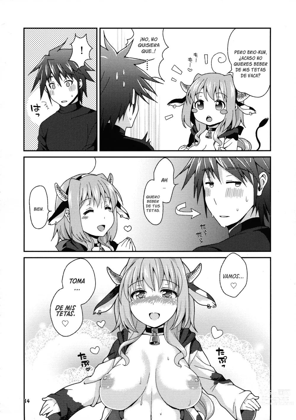 Page 13 of doujinshi Milk wa Ikaga?