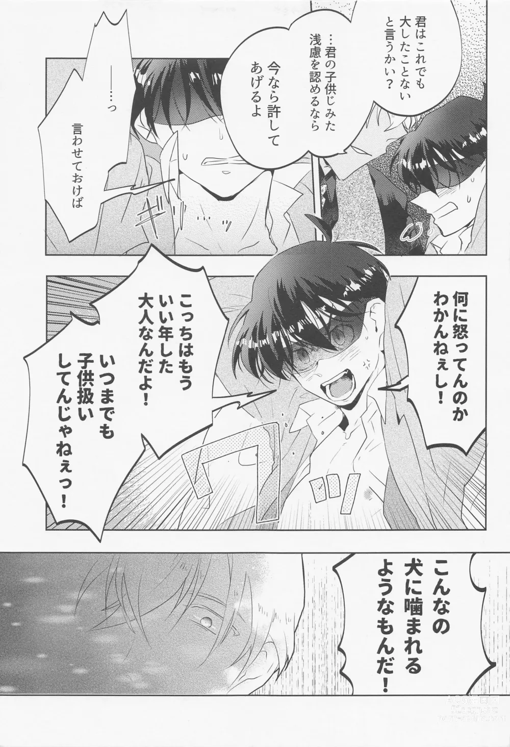 Page 20 of doujinshi Blind you by love