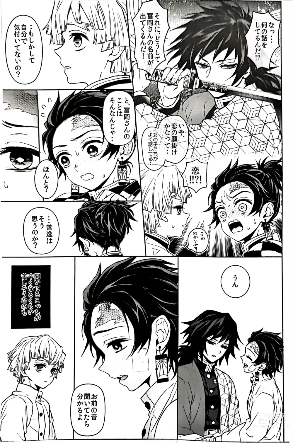 Page 4 of doujinshi Netsu o Haramu