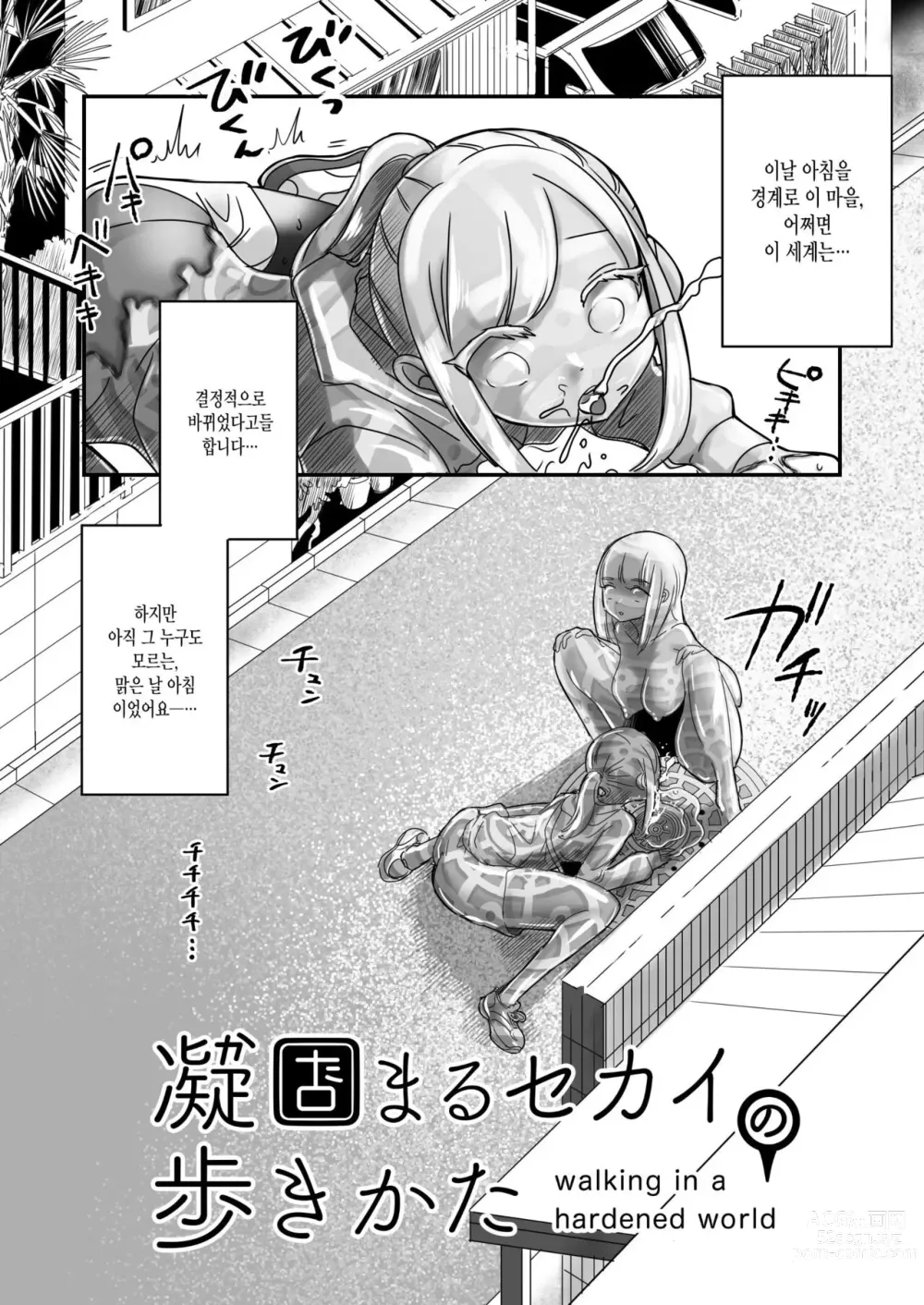 Page 11 of doujinshi Katamaru Sekai no Arukikata - walking in a hardened world #1