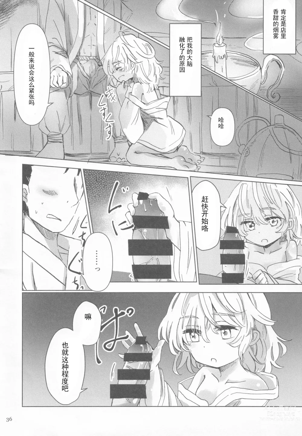 Page 35 of doujinshi Kirisame Mahouten Ura Course Goudou Kirisame Marisa no Ura Kagyou