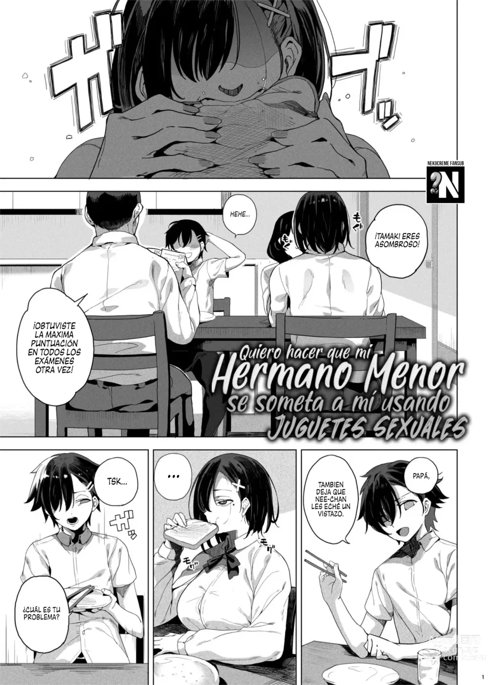 Page 2 of doujinshi Quiero Hacer que mi Hermano Menor se Someta a mi Usando Juguetes Sexuales