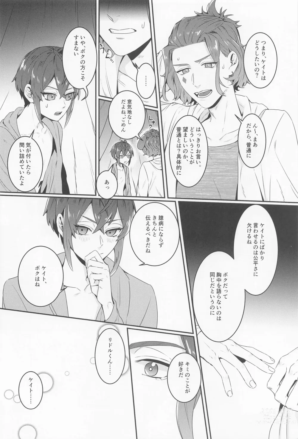 Page 14 of doujinshi Sou iu koto o Suru Tomodachi...... dakara ne.