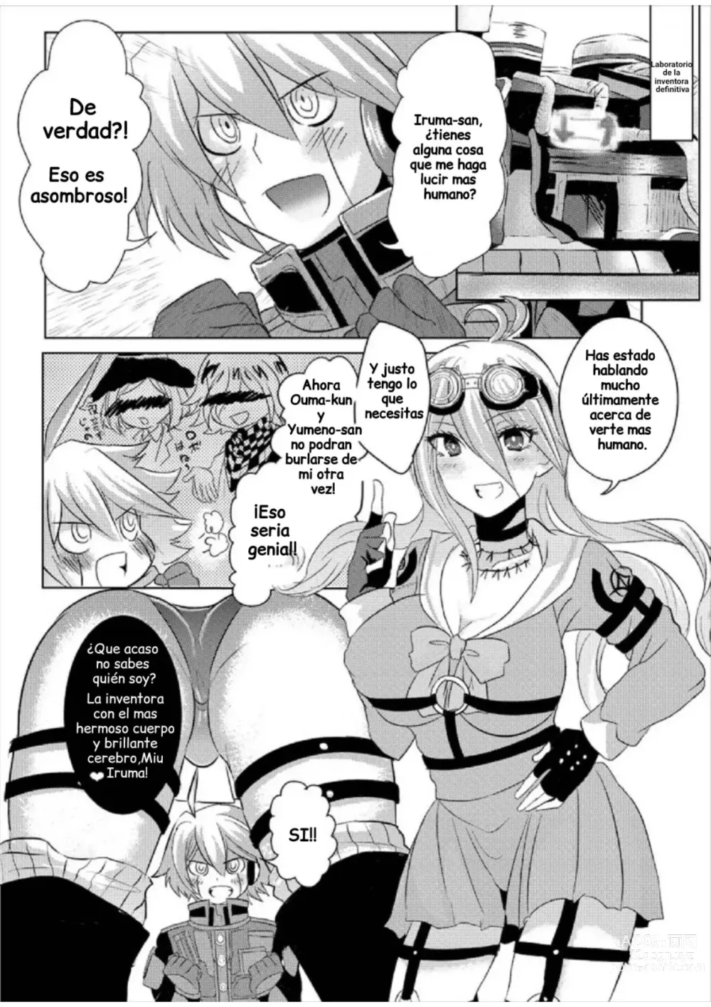 Page 4 of doujinshi Omachi Kudasai Iruma-san!!