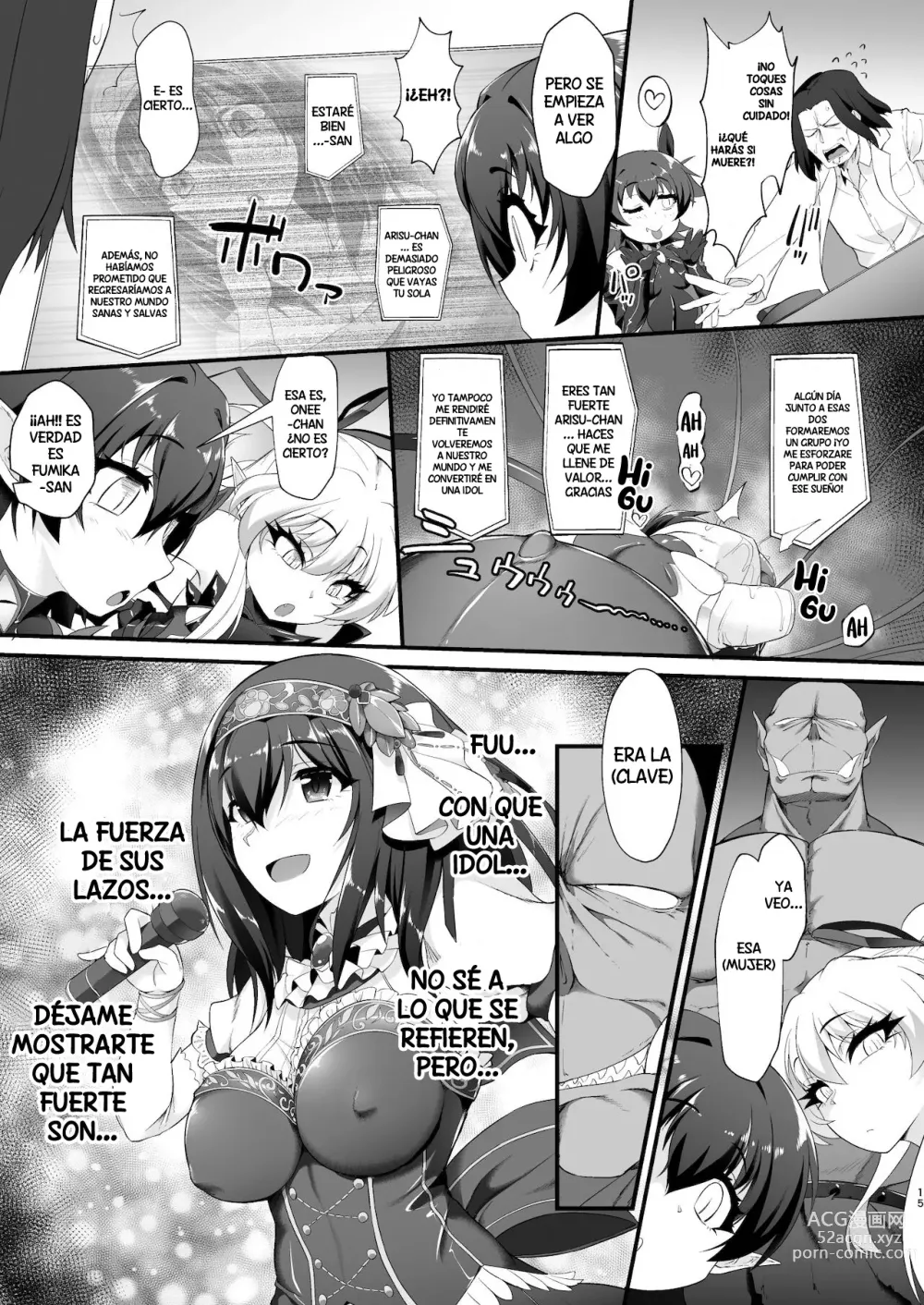 Page 15 of doujinshi Taimanin Arisu II -Taimanin Fumika Inma no Mezame-