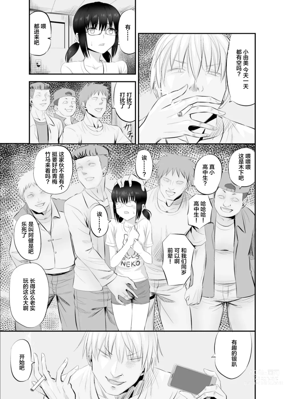 Page 10 of doujinshi Jimi de Majime na Osananajimi ga Class no Yankee ni Omocha ni Sarete Ita Hanashi