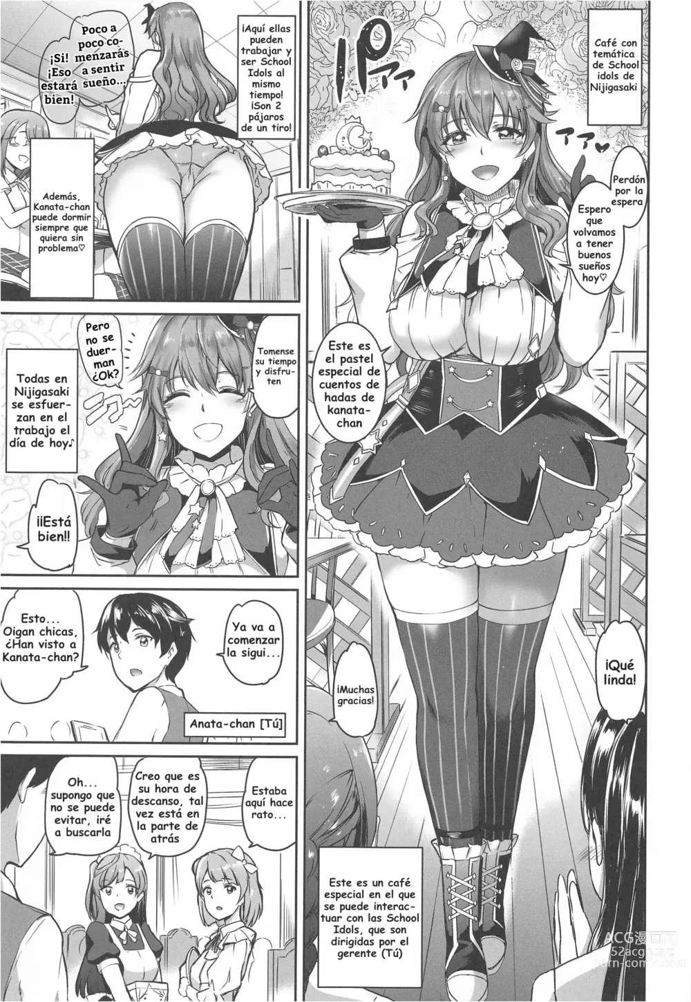 Page 2 of doujinshi Maid Live! Nijigaku Shiten KonCafe Idol Doukoukai