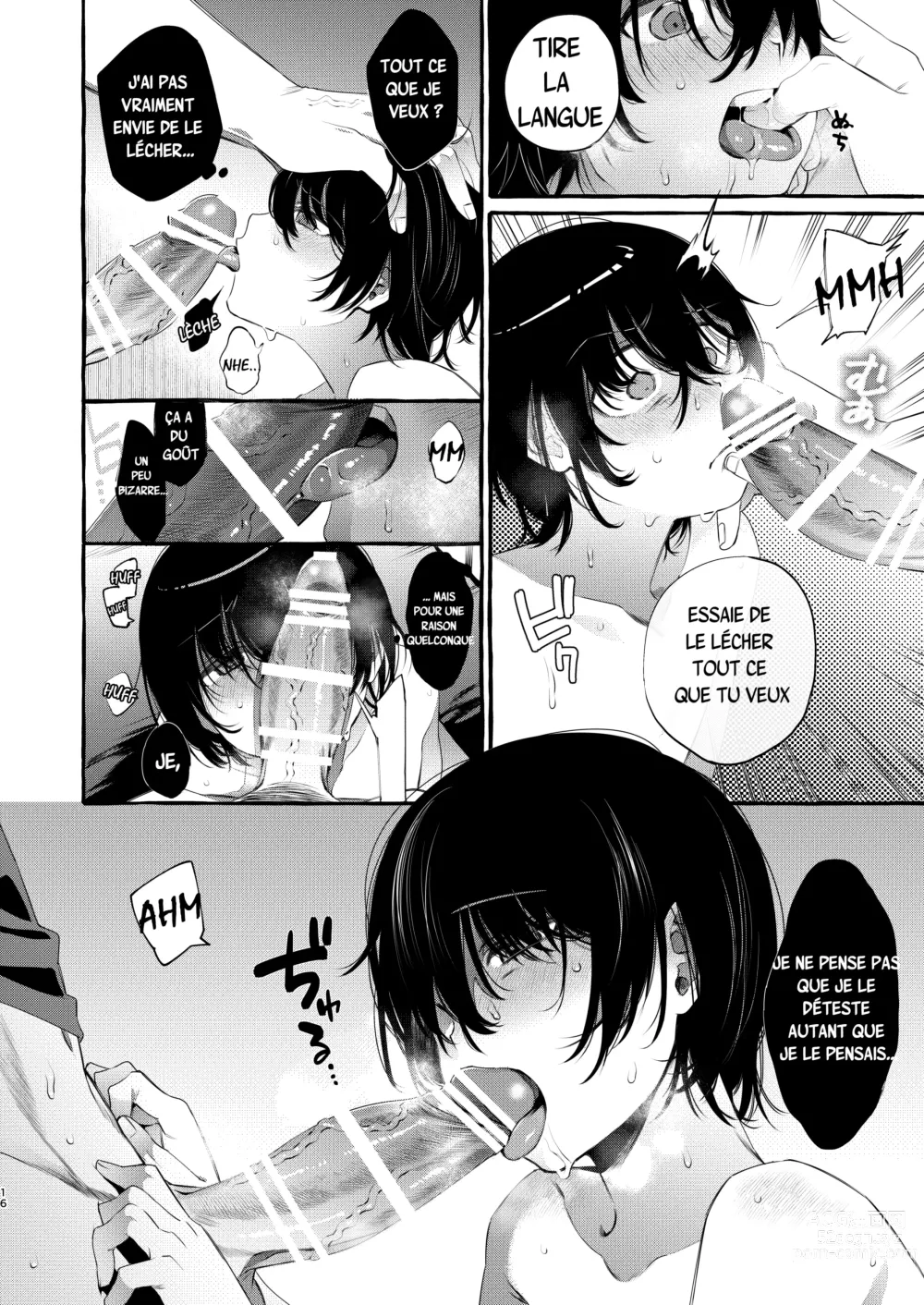 Page 15 of doujinshi Tu ne m'as pas dit que c'était un miroir à deux faces