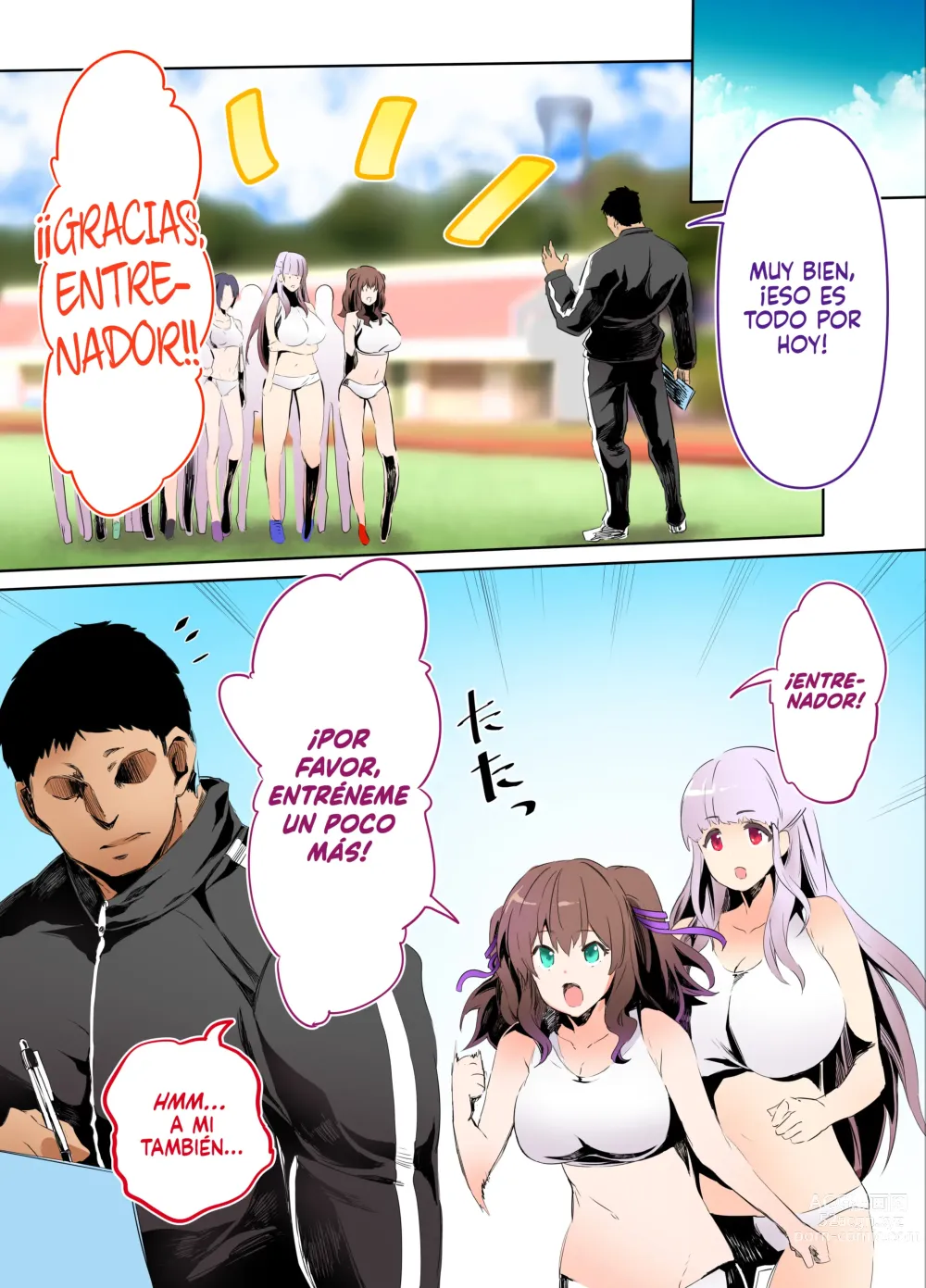 Page 7 of doujinshi La Capitana y la Vice-Capitana del Club de Atletismo son mis Onaholes!!! 