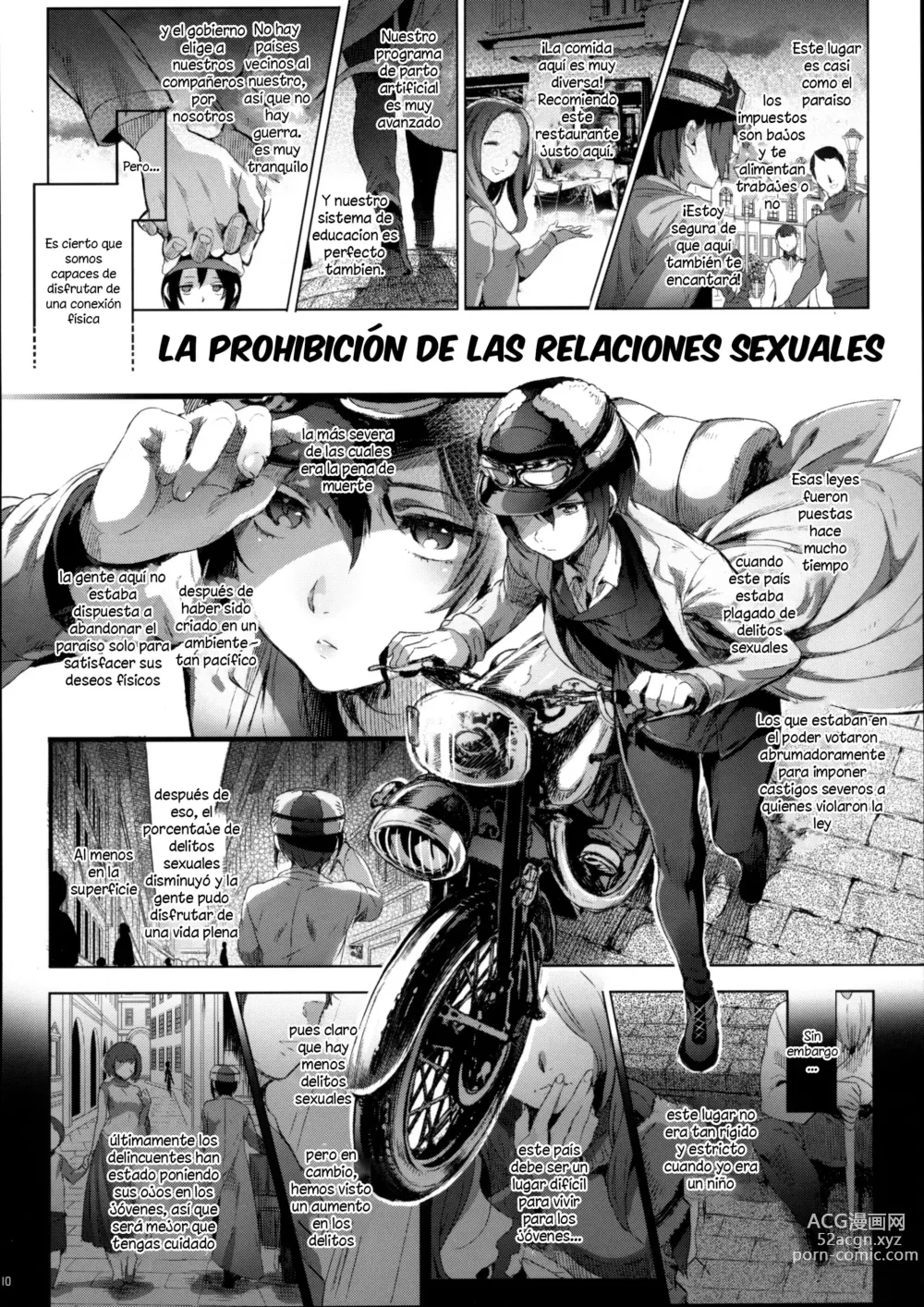 Page 9 of doujinshi El país del que no puedes irte a menos que tengas XXX