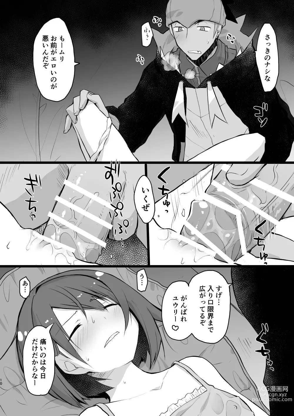 Page 9 of doujinshi Warui Otona to Nemuri Hime