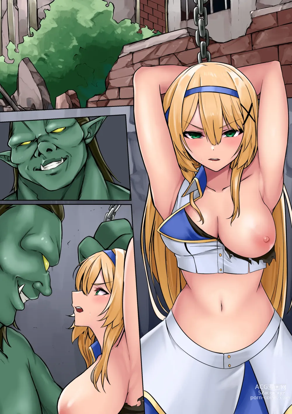 Page 37 of doujinshi Himekishi Alicia no Junan -Orc-sama wa Himekishi o Tsukaima ni Shitai-