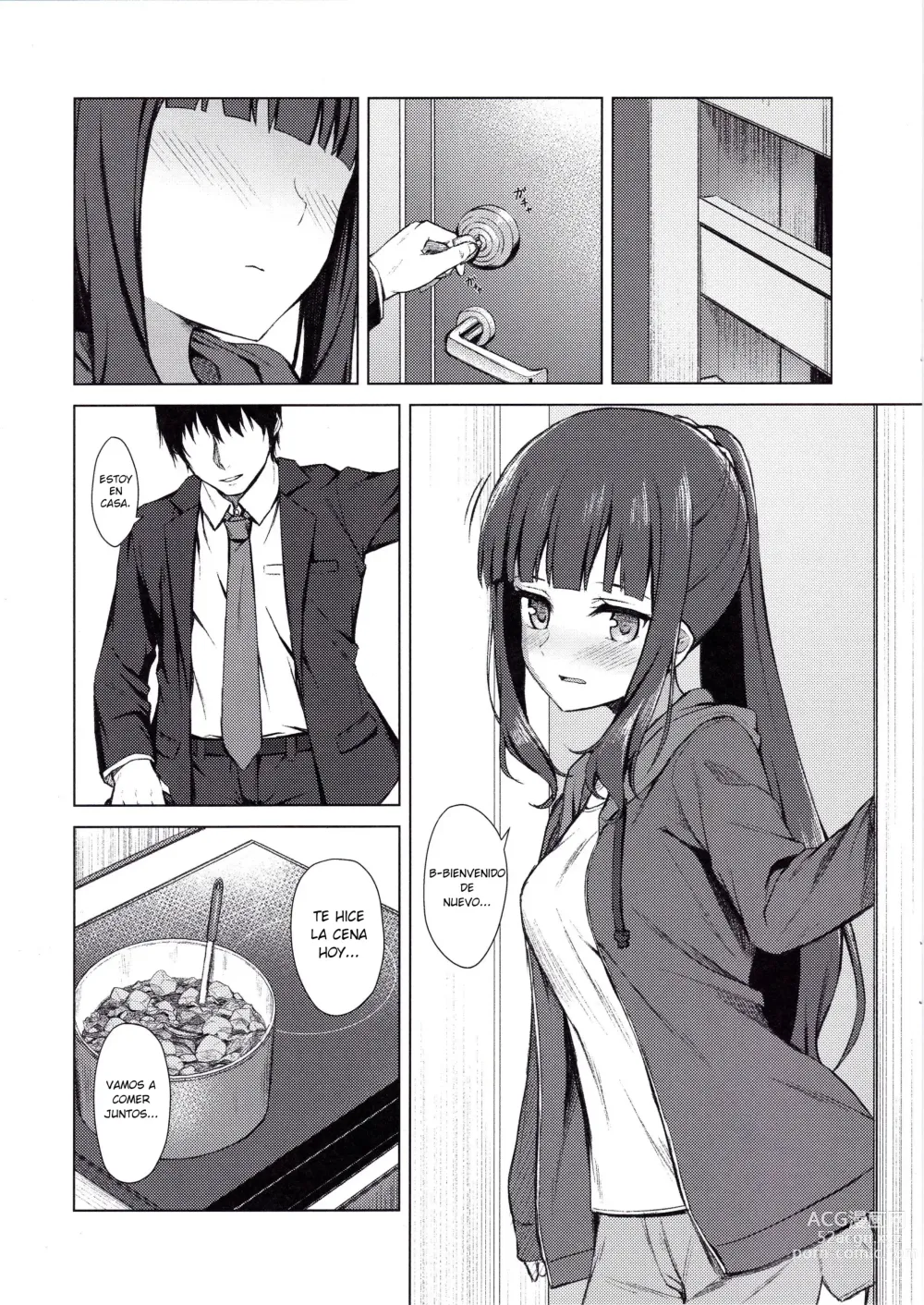 Page 2 of doujinshi Takimoto Hifumi Dousei Seikatsu