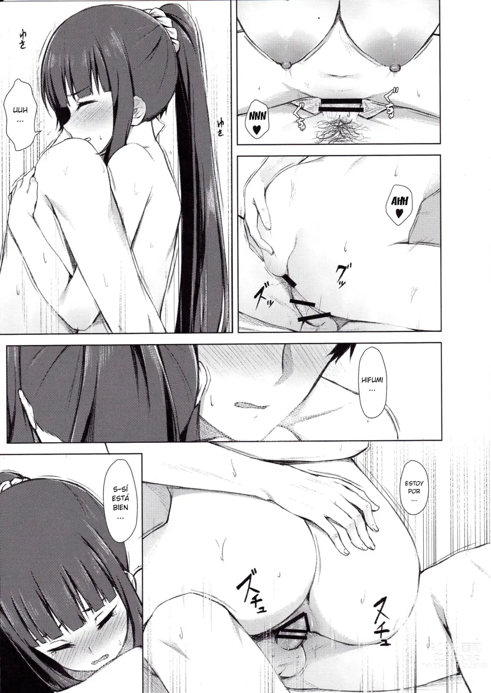 Page 14 of doujinshi Takimoto Hifumi Dousei Seikatsu