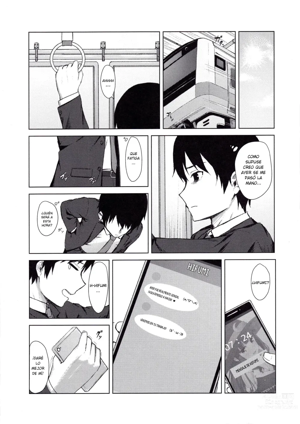 Page 19 of doujinshi Takimoto Hifumi Dousei Seikatsu