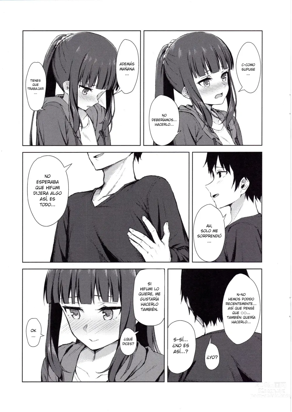 Page 6 of doujinshi Takimoto Hifumi Dousei Seikatsu