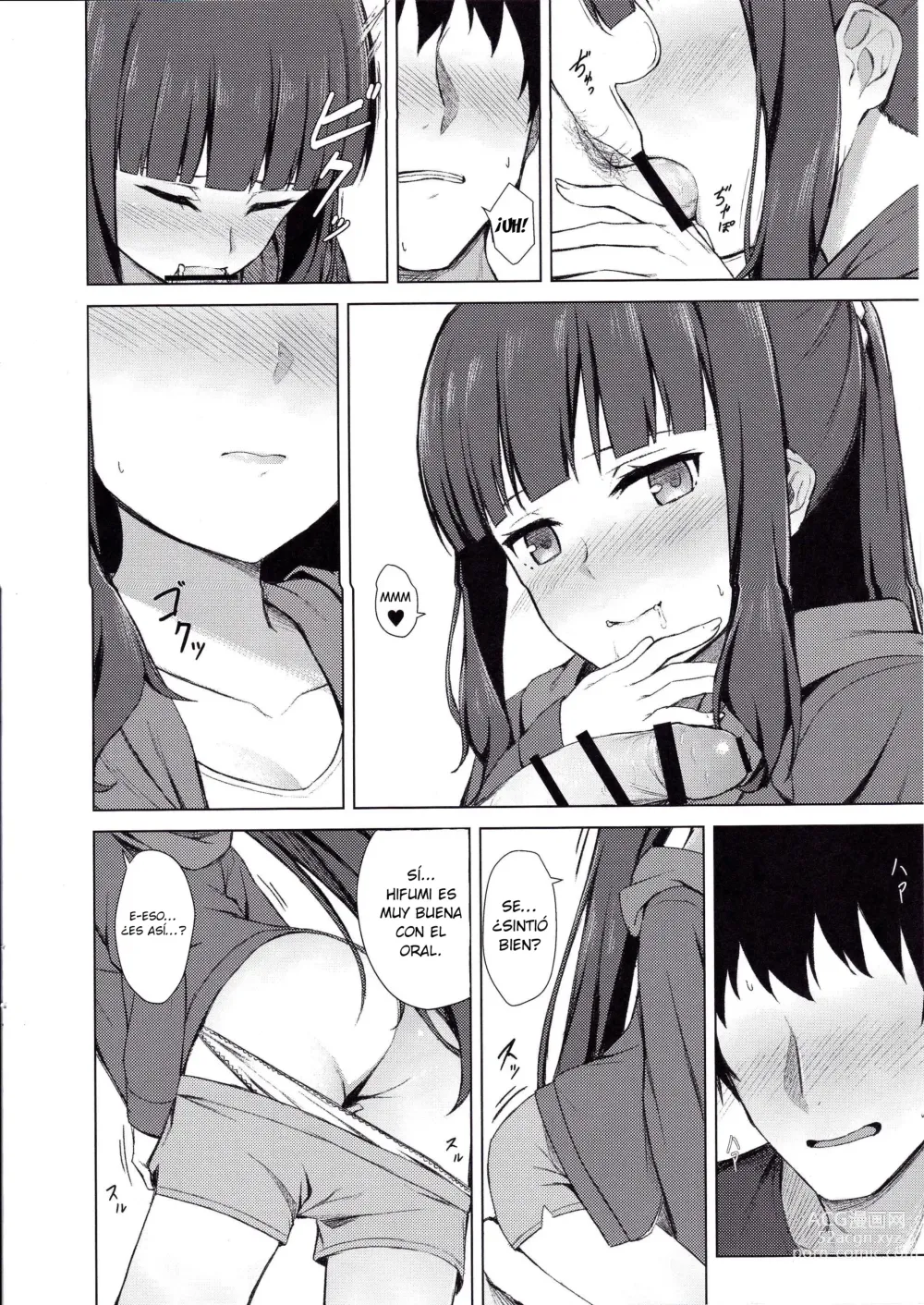 Page 9 of doujinshi Takimoto Hifumi Dousei Seikatsu