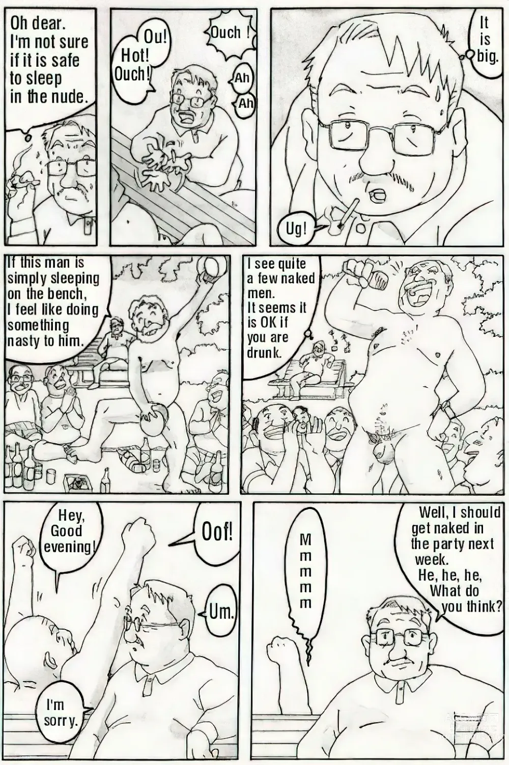 Page 47 of manga The middle-aged men comics - from Japanese magazine