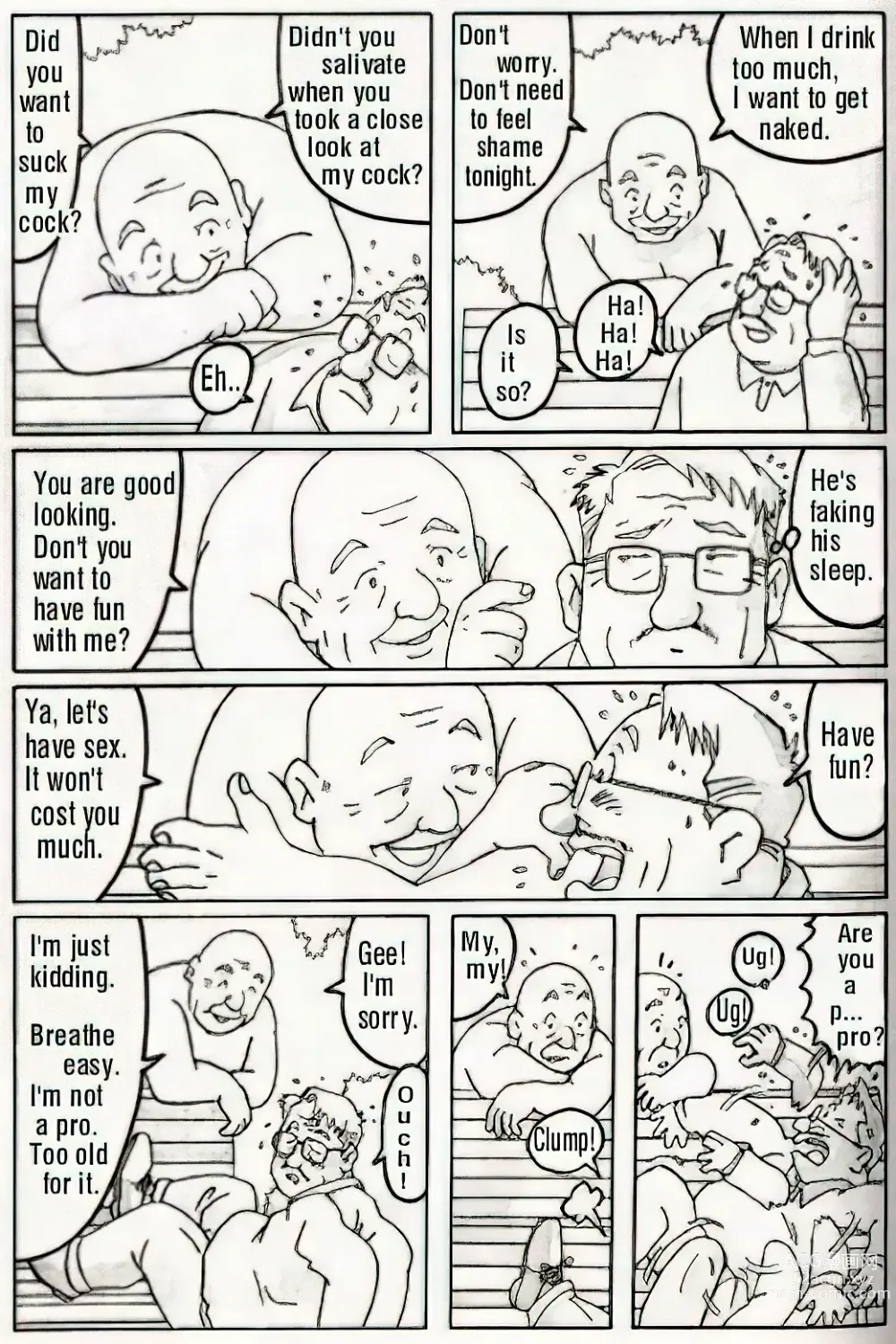 Page 48 of manga The middle-aged men comics - from Japanese magazine