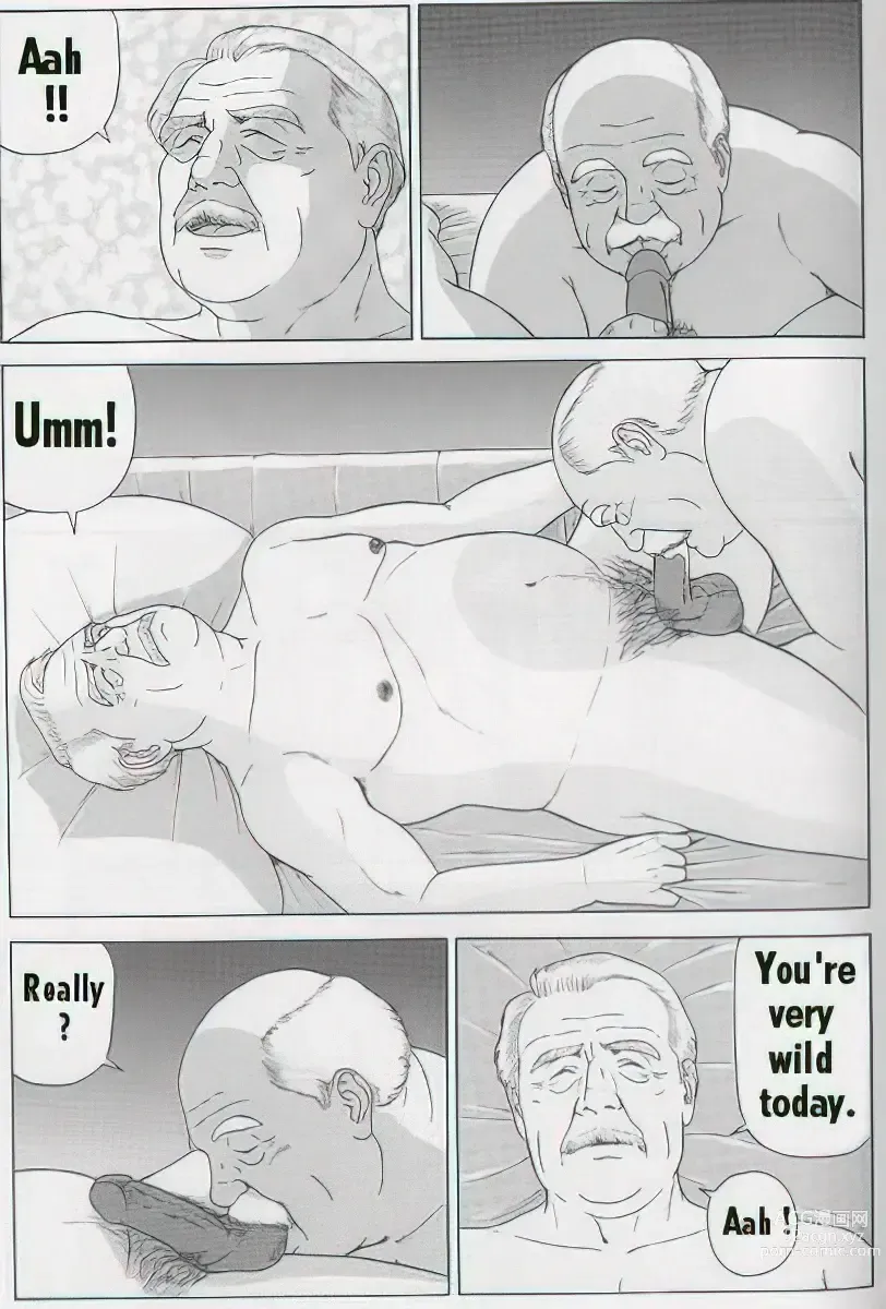 Page 76 of manga The middle-aged men comics - from Japanese magazine