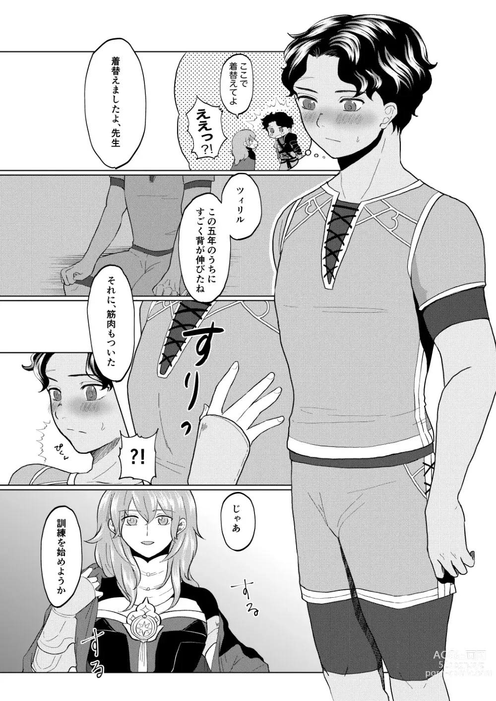 Page 21 of doujinshi U~ebu sairoku kunren-fuku tsu~iriru kimi no etchina hon[fire emblem 3 houses  )