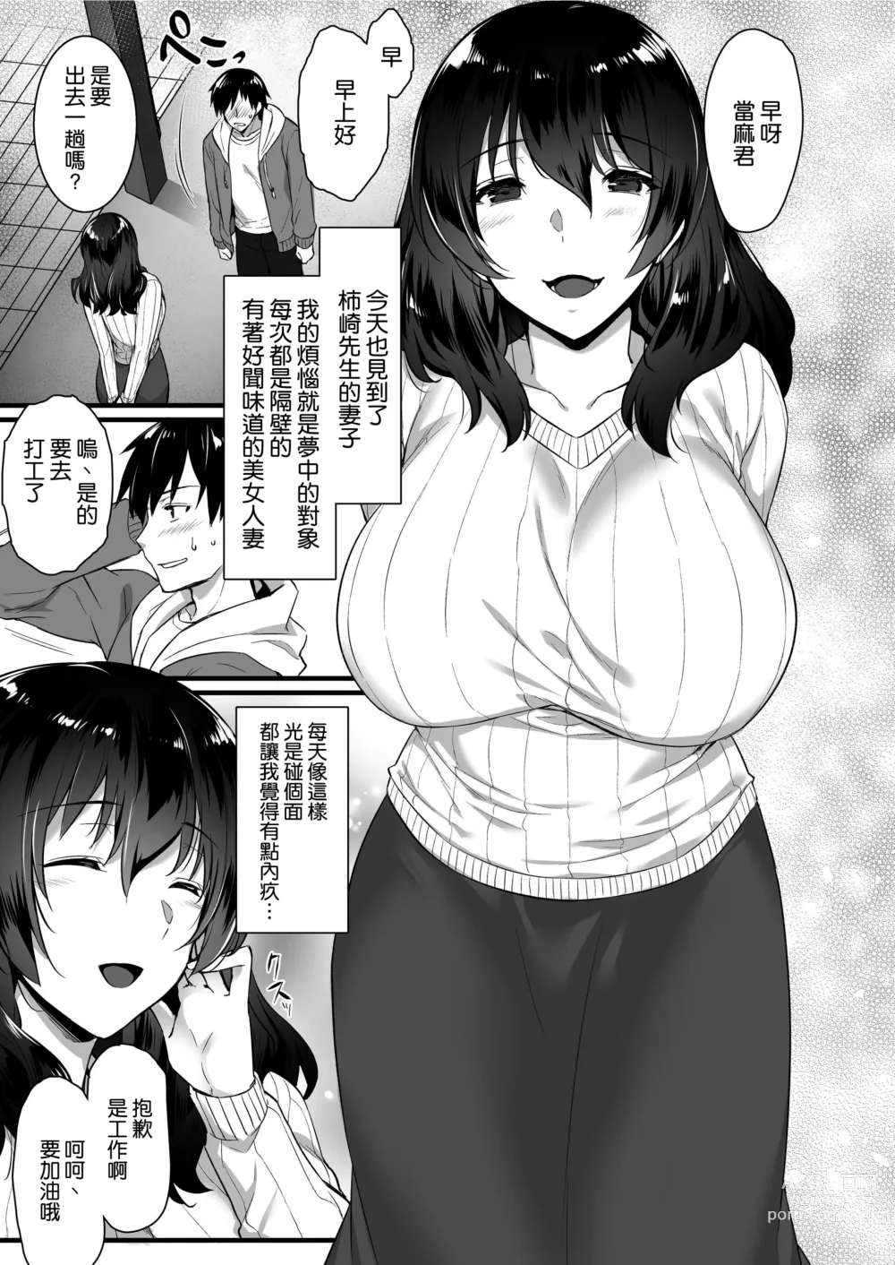 Page 7 of doujinshi Orenchi no Tonari ni wa Succubus(Hitozuma)san ga Sundeiru.