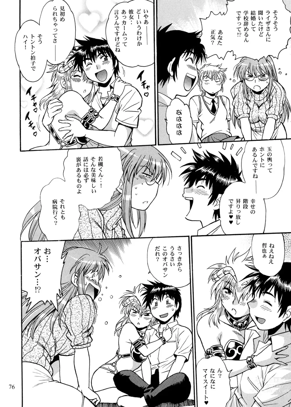 Page 75 of doujinshi Ura Outlanders Soushuuhen Plus Vol. 3