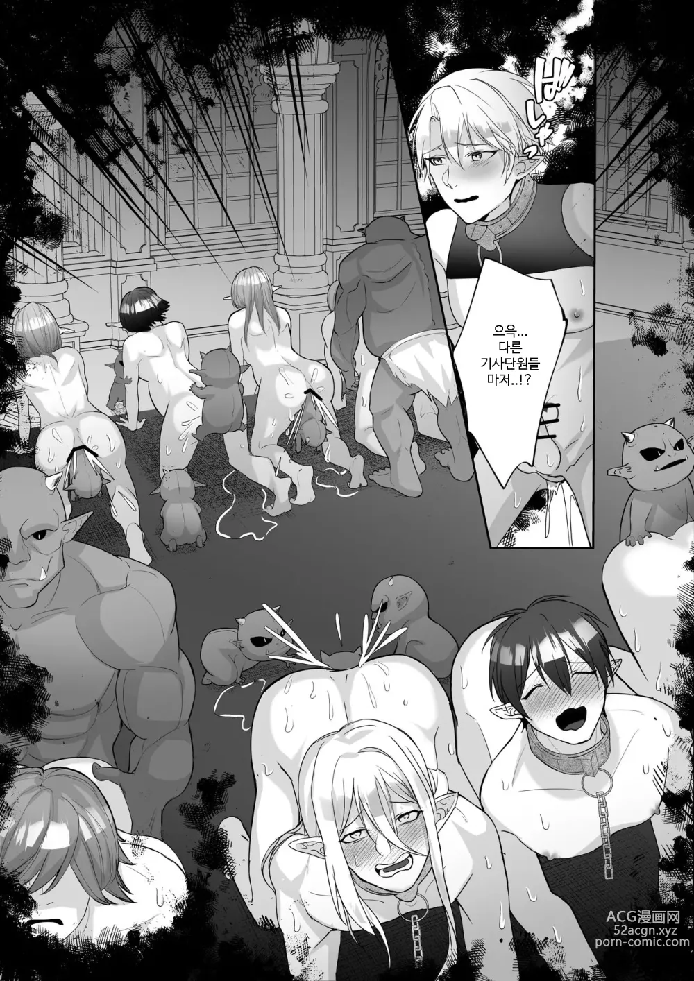 Page 30 of doujinshi 엘프 왕자들의 쾌락 - 오크의 엄마가 되버린 그들 -