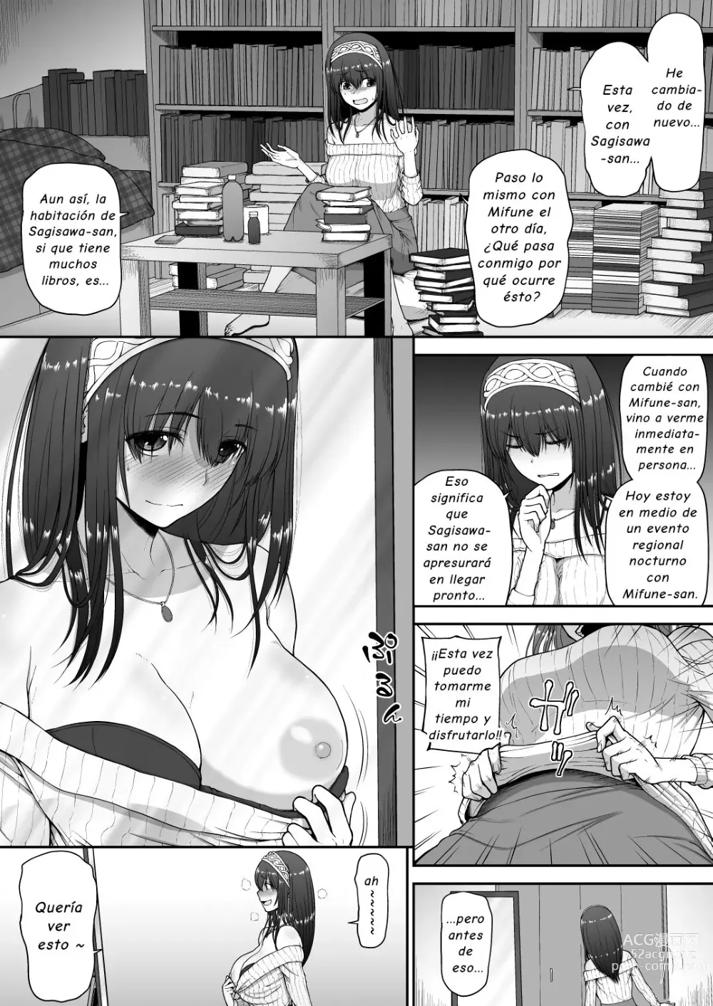 Page 1 of doujinshi Sagisawa-san y el productor