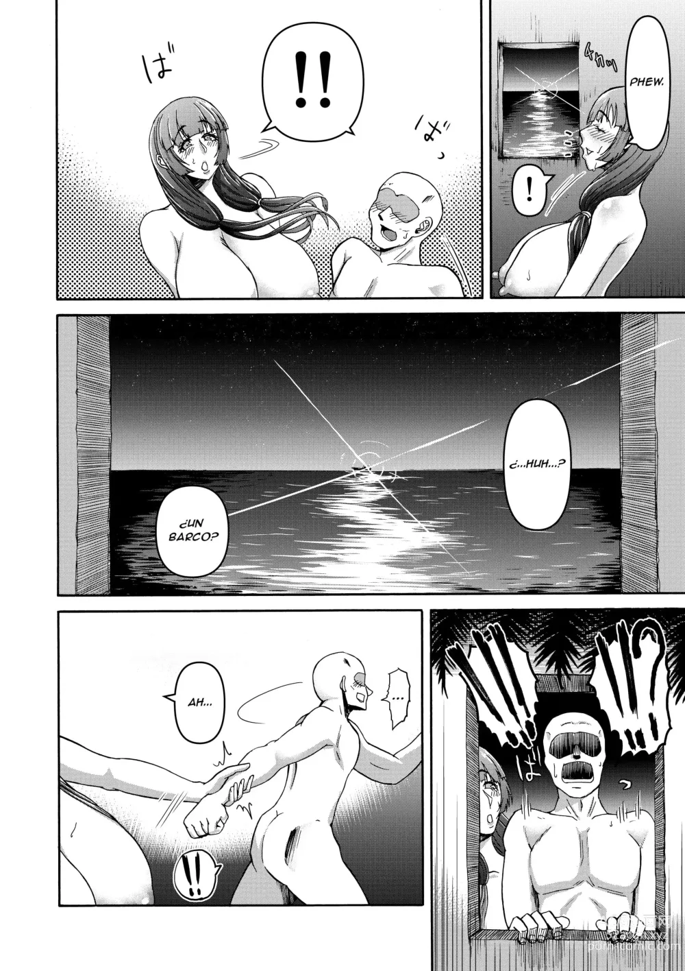 Page 44 of doujinshi Con un Hombre y una Mujer en una Isla Desierta, Algo Tiene que Pasar