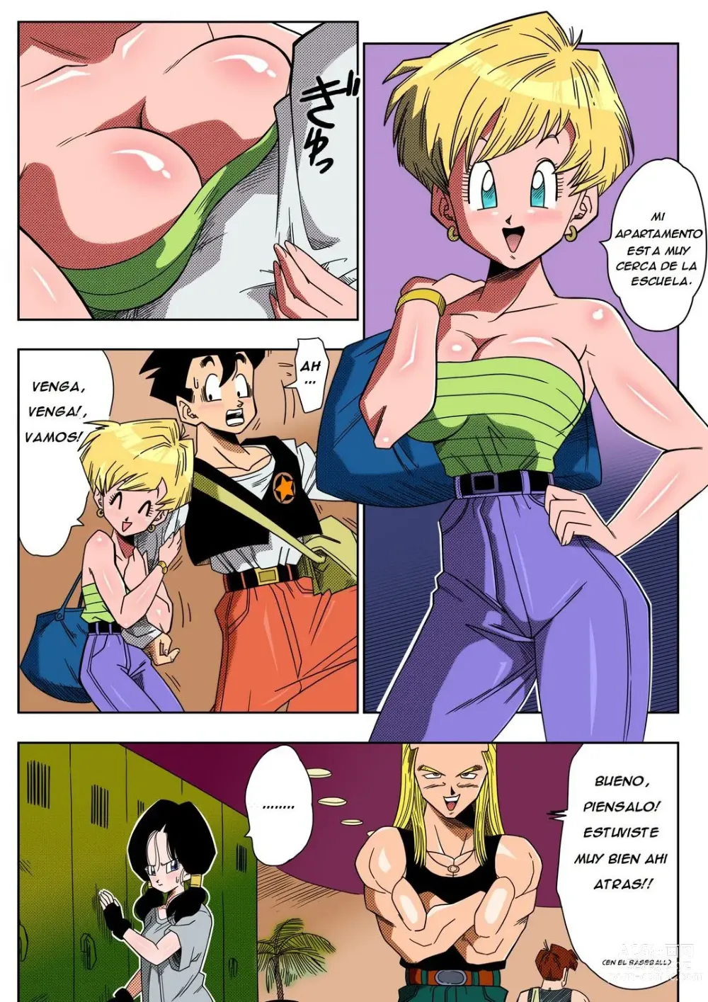 Page 4 of doujinshi Triangulo amoroso Z Spanish