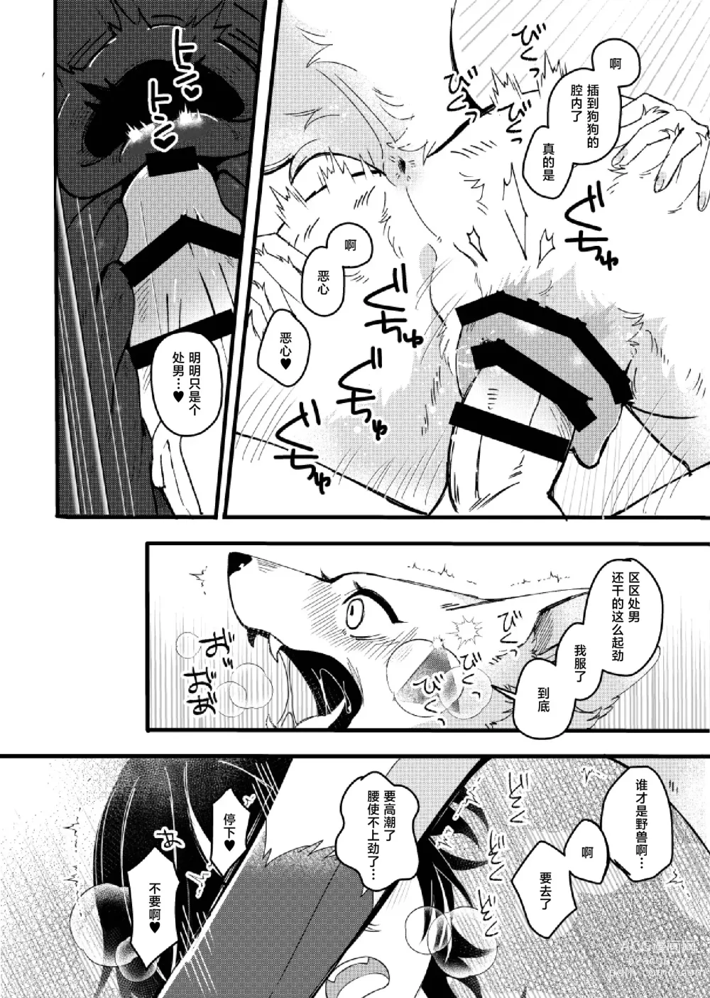 Page 11 of doujinshi メスガキ謎犬をわからせたい