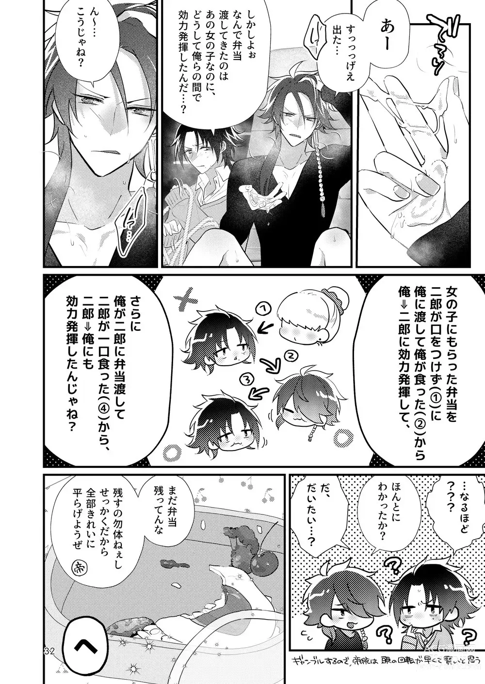 Page 31 of doujinshi Korekkurainotsu ♪ oben toba konitsu ♪ okazu to biyakuochoi to tsumetetsu ♪