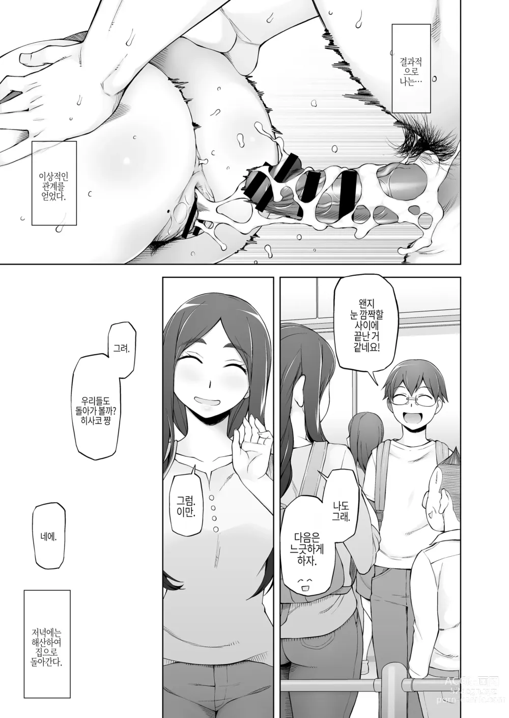 Page 38 of doujinshi 유부녀·히사코 조교 네토라레 생활 SNS로 알게 된 팔로워와 진심 섹스 모드로, 연일 섹스하는 유부녀 이야기