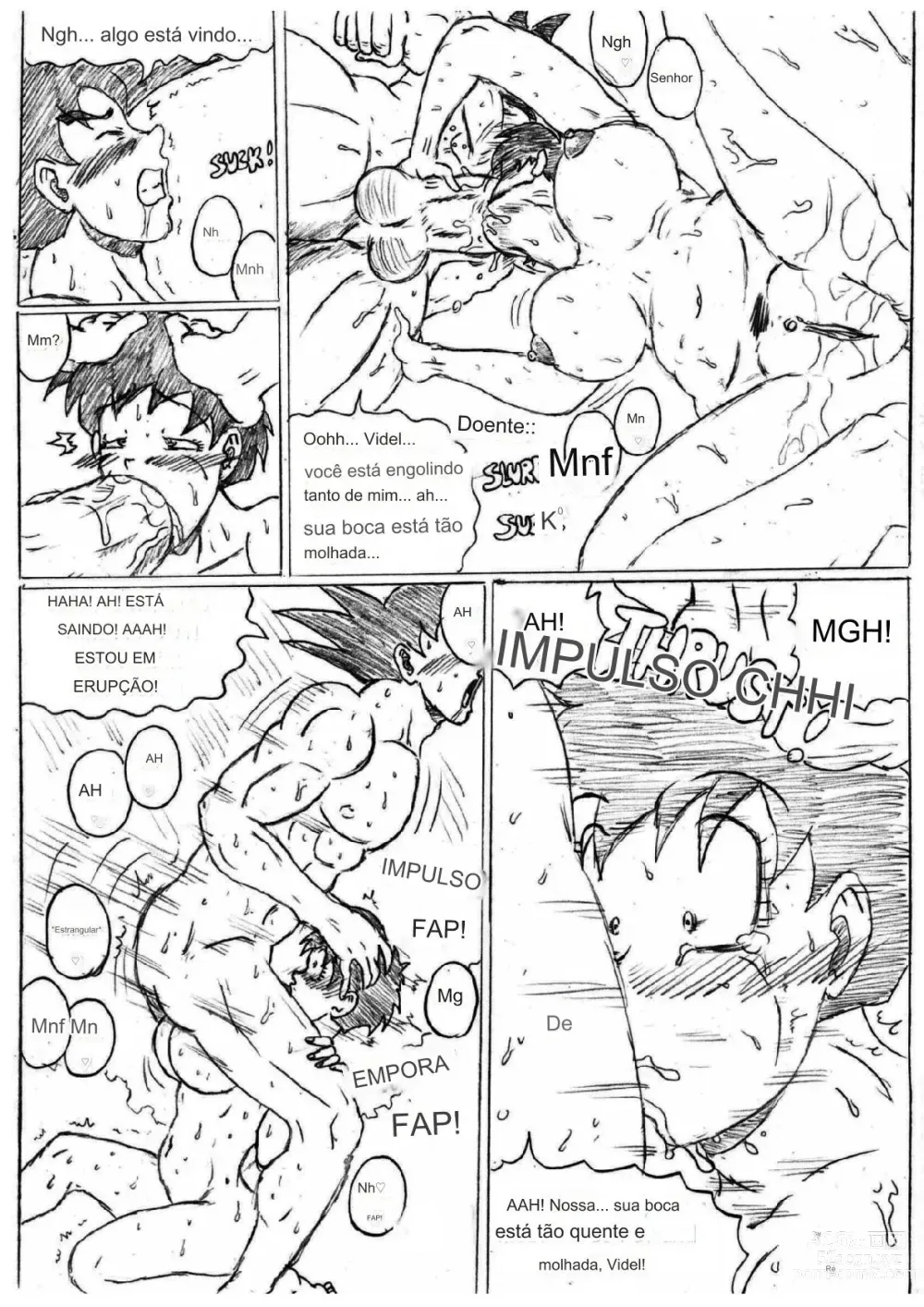 Page 12 of doujinshi TheWriteFiction DRAGONBALL_NTR_10_-_Scrubdown_-_Goku_X_Videl Portugues