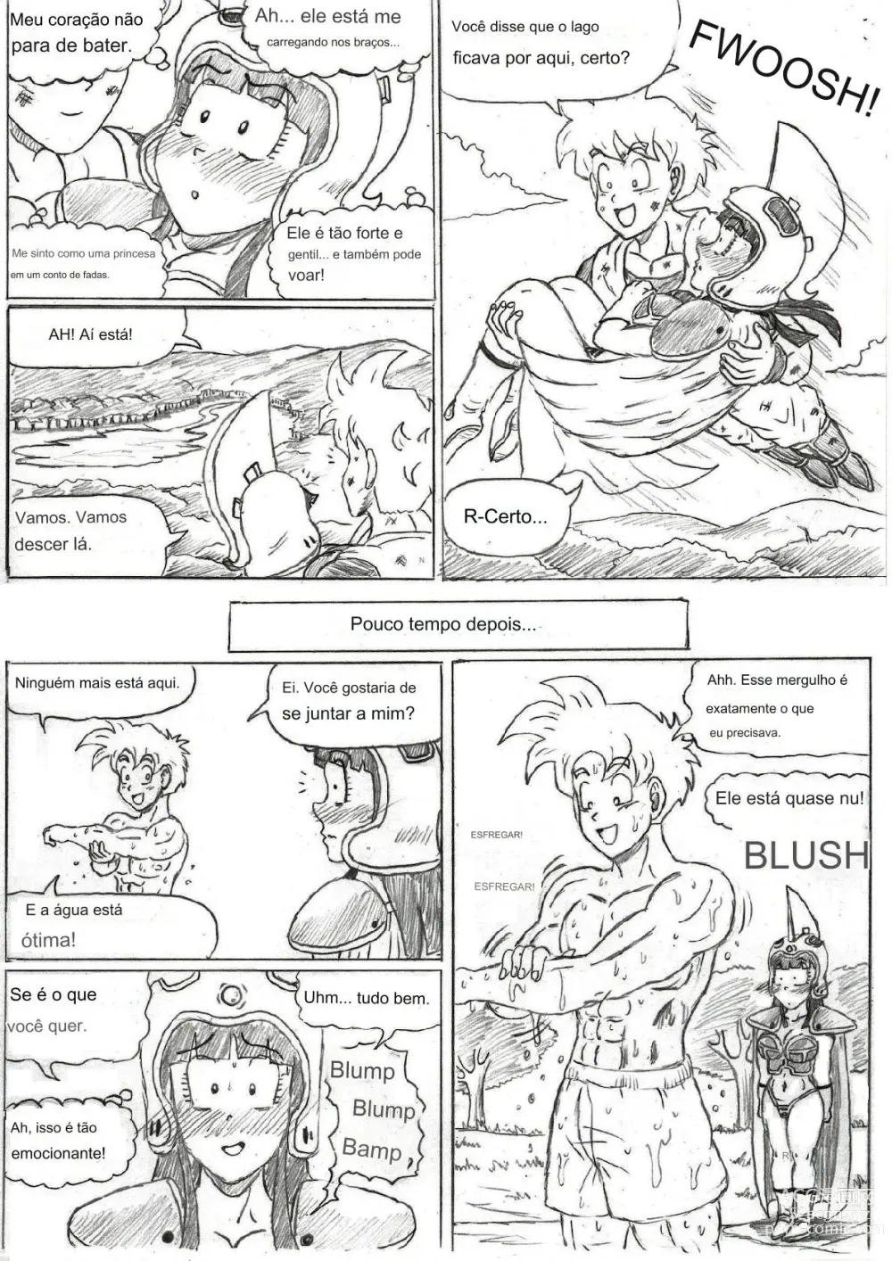 Page 6 of doujinshi Past Crush Teen_Gohan_X_Princess_Chi-Chi Dragon_Ball