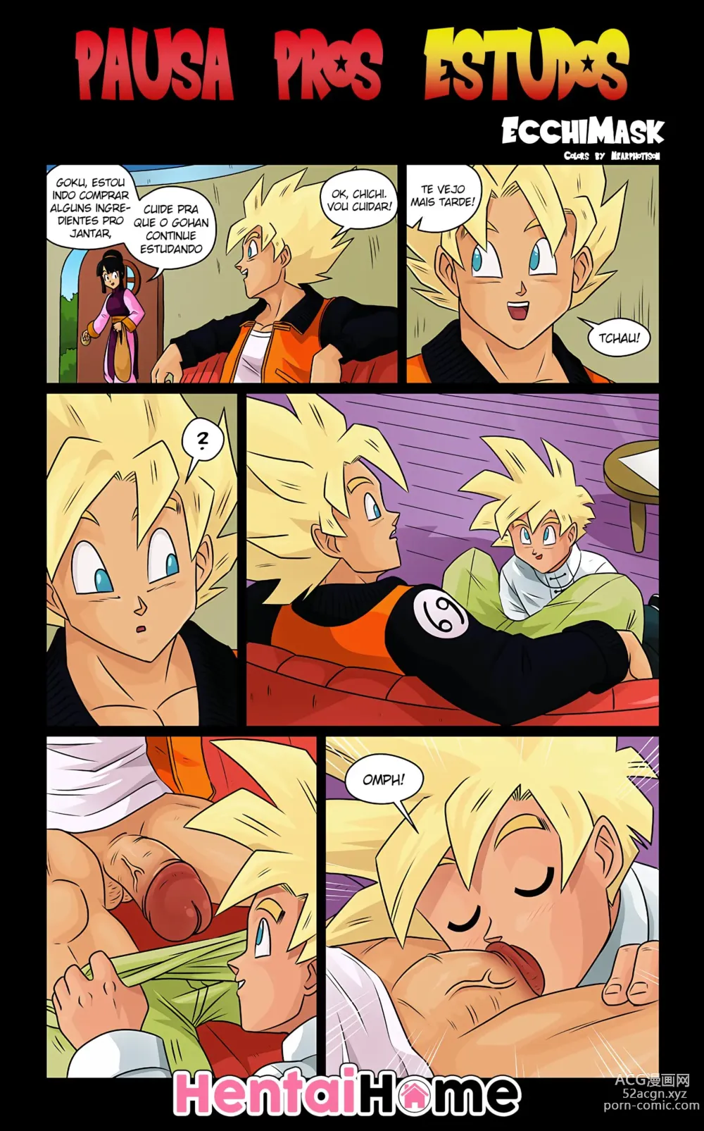 Page 17 of doujinshi Nearphotison Dragon ball compilado Special Training, Study Break, Past to the time, reunião portugues