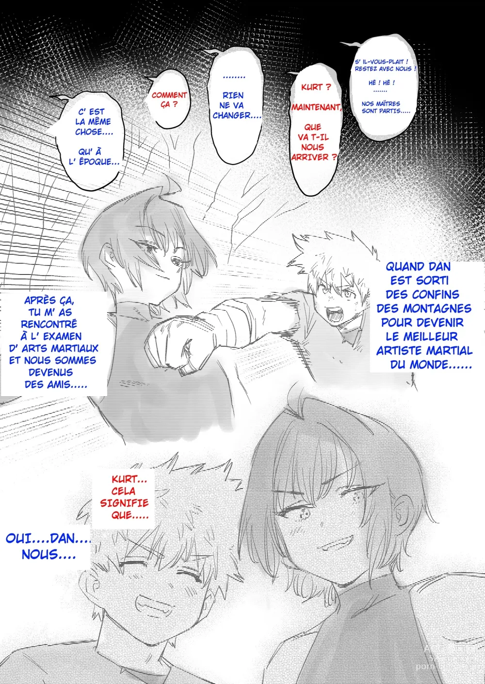 Page 97 of doujinshi Lhistoire de deux amis qui se sont séparés en se promettant de devenir plus forts, mais qui se sont retrouvés après 2 ans en tant que fiottes.