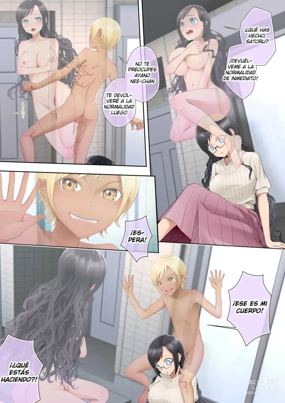 Page 3 of doujinshi Watashi swap Ore ~Kinjo no Sukebena Itazura-kko to Karada o Irekaerareta Watashi~