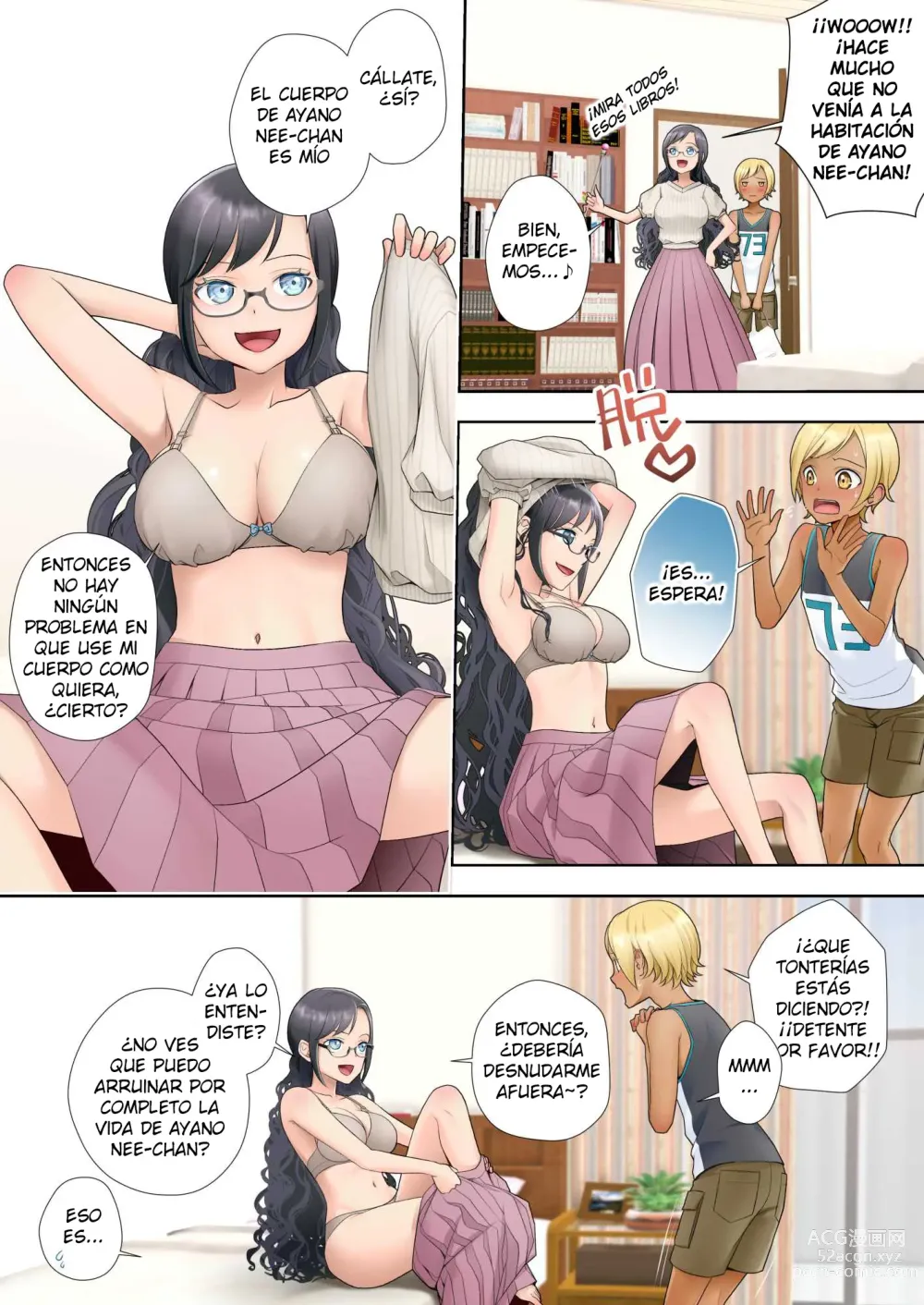 Page 8 of doujinshi Watashi swap Ore ~Kinjo no Sukebena Itazura-kko to Karada o Irekaerareta Watashi~