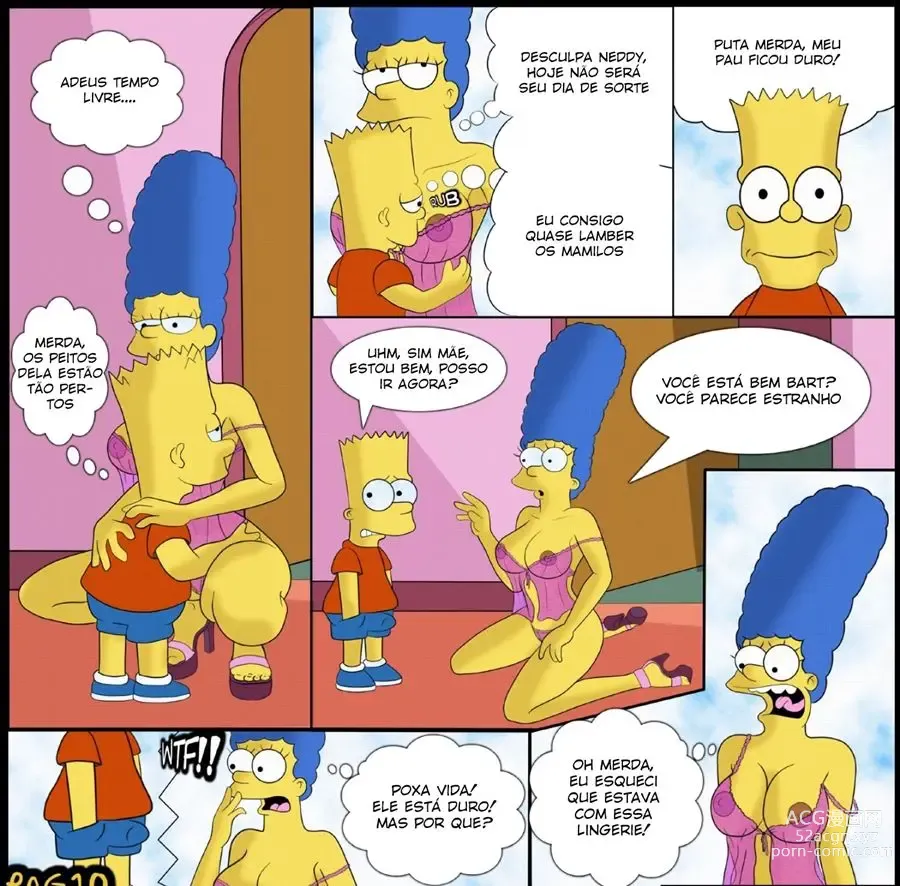 Page 11 of doujinshi Os Simpsons Bart comendo a Marge