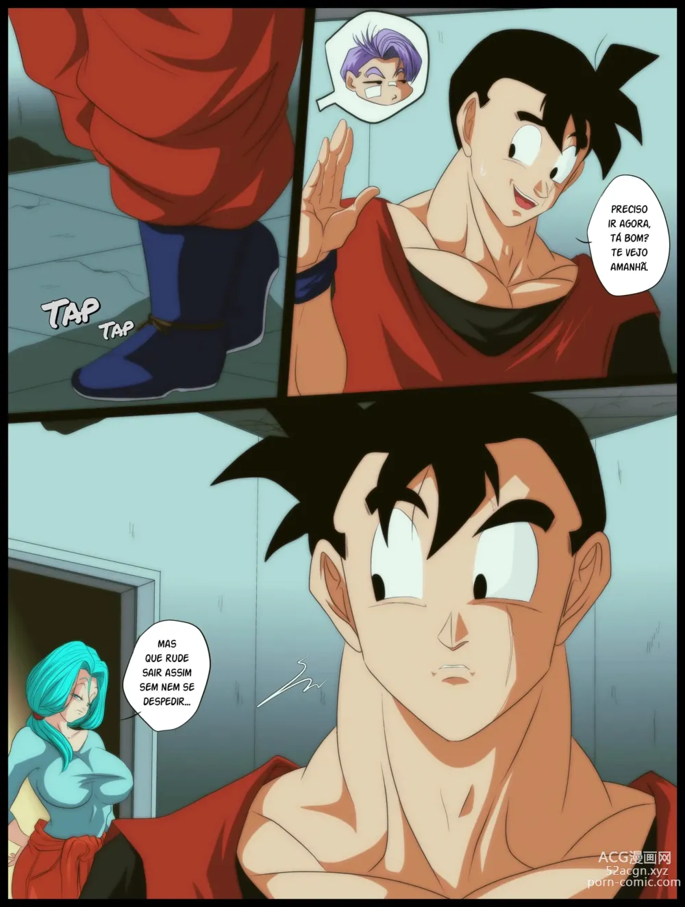 Page 3 of doujinshi Desejo de Bulma Gohan do futuro e bulma