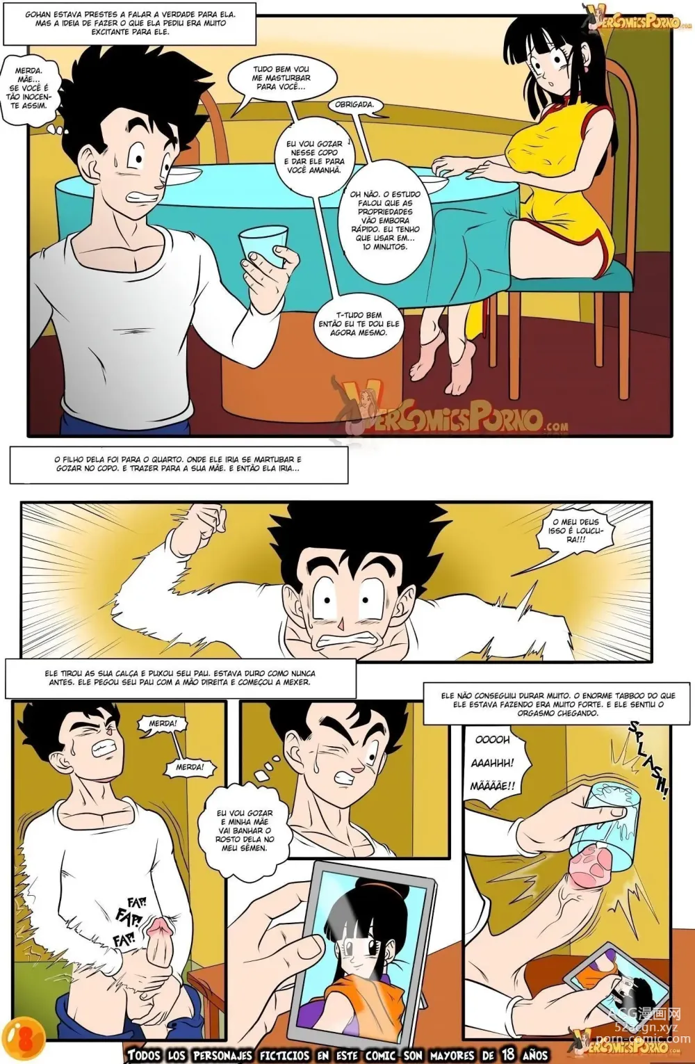 Page 2 of doujinshi Milk Milk 1,  2 e 3 Gohan Chichi Bulma