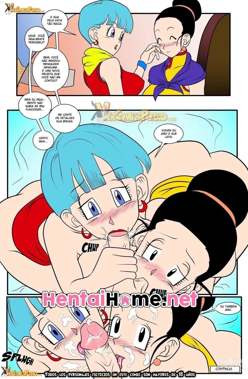 Page 26 of doujinshi Milk Milk 1,  2 e 3 Gohan Chichi Bulma