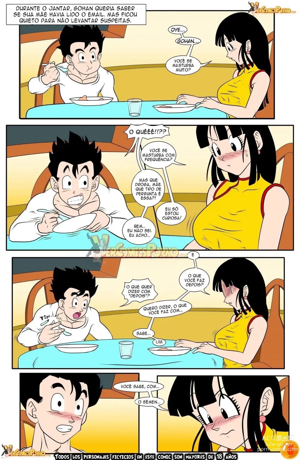 Page 29 of doujinshi Milk Milk 1,  2 e 3 Gohan Chichi Bulma