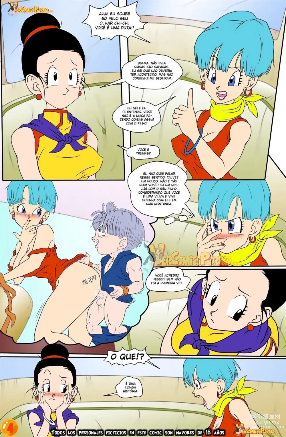 Page 38 of doujinshi Milk Milk 1,  2 e 3 Gohan Chichi Bulma