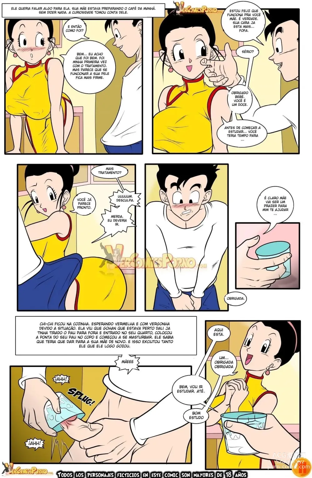 Page 5 of doujinshi Milk Milk 1,  2 e 3 Gohan Chichi Bulma