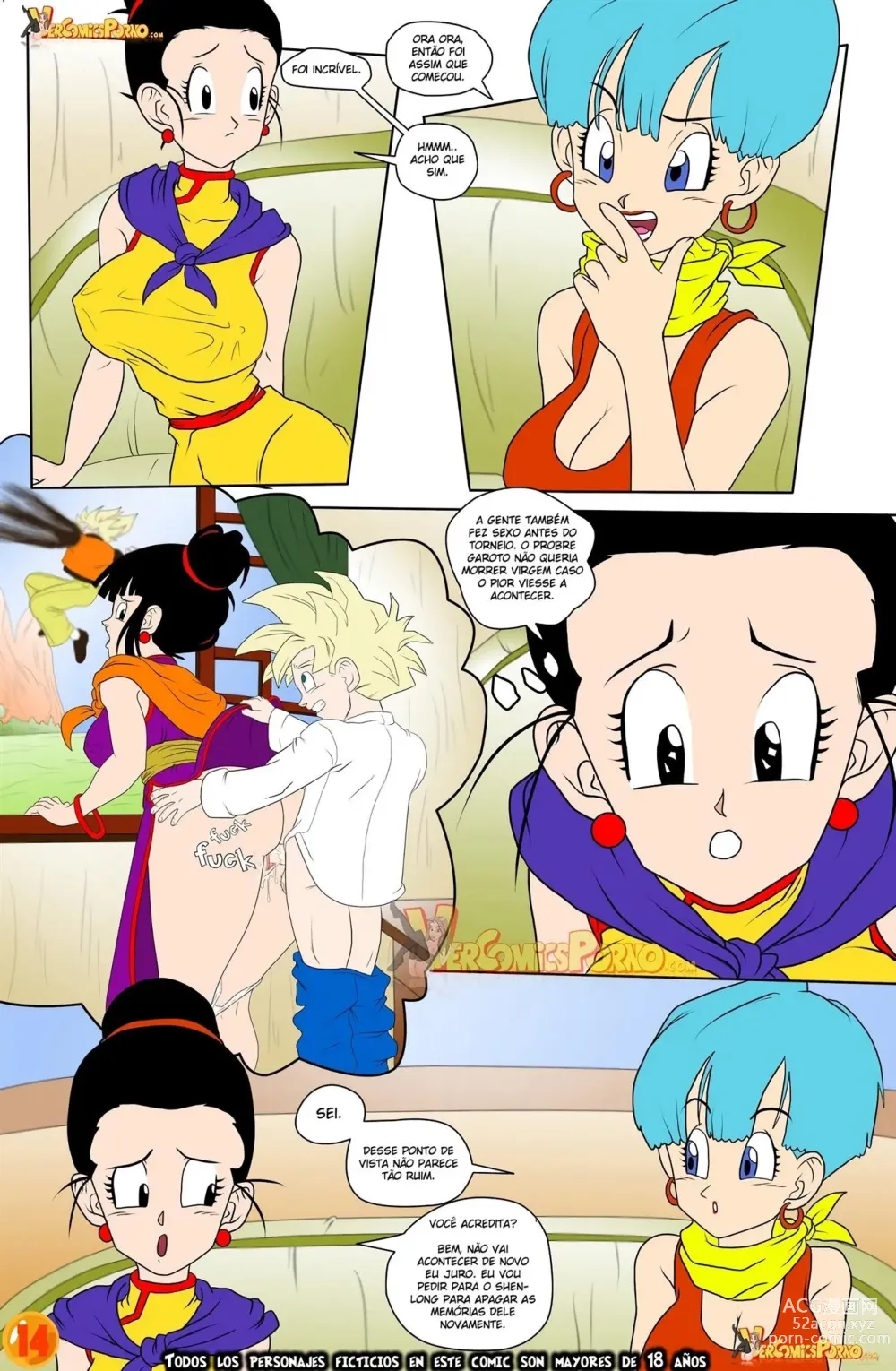 Page 48 of doujinshi Milk Milk 1,  2 e 3 Gohan Chichi Bulma